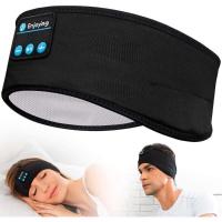 Pannband med sovhörlurar för träning och sömn