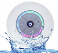 Vattentät LED Dusch Högtalare Bluetooth
