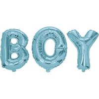 Bokstavsballong Baby Boy Blå - 40 cm