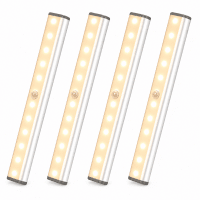 LED lampa med spotlights och rörelsesensor - uppladdningsbar