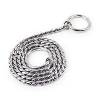 hundhalsband silverkedja