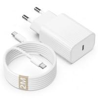 Extra lång Samsung snabbladdare 30W med 2 meter USB-kabel 3A