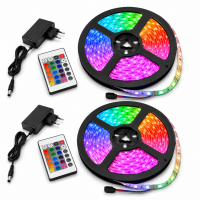 Vattentät LED-Slinga RGB 5 Meter med Fjärrkontroll