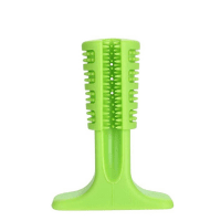 Hundleksak tandrengöring som en tandborste stor