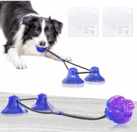 Hundleksak dragkamp blå