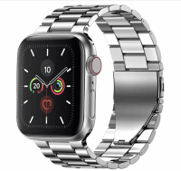 Apple Watch 42 / 44 mm Metallarmband Silver