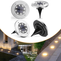 LED Markspotlights med Solceller för Utebelysning (4-pack)