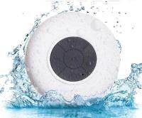 Vattentät Dusch Högtalare med Bluetooth i svart färg