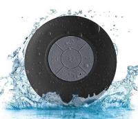 Vattentät Dusch Högtalare med Bluetooth i svart färg