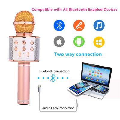 Karaoke Mikrofon med Högtalare och Bluetooth