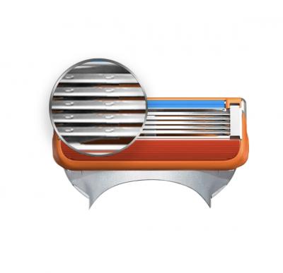 5 blad rakblad gillette fusion