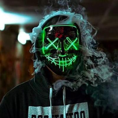 El Wire Purge LED Mask