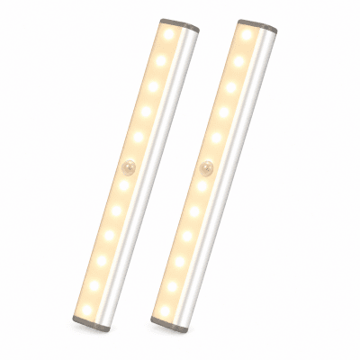 LED ljusbarer med rörelsesensorer varmvit 2-pack