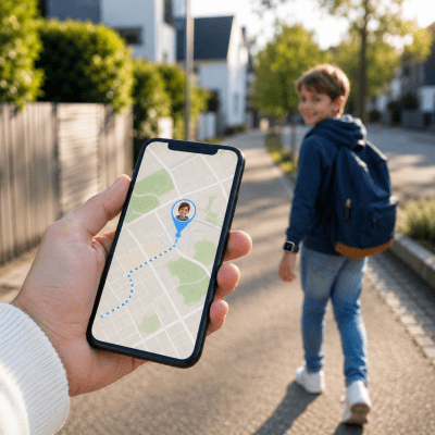 barnklocka 4g med app