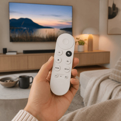 Ersättningsfjärrkontroll för Chromecast Google TV G9N9N