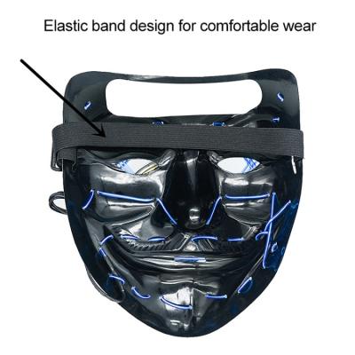 El Wire Purge LED Mask