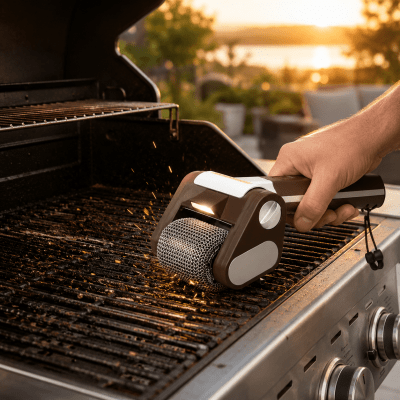 Elektrisk Grillborste – Sladdlös Uppladdningsbar Grillrengörare