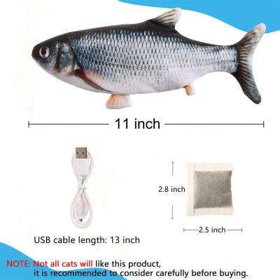 Sprattlande Fisk Kattleksak