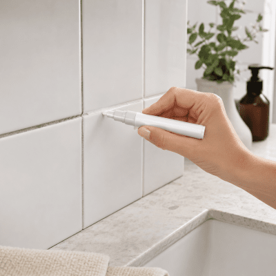Fogpenna för Kakel & Klinker 2-Pack – Fräscha Upp Fogar i Badrum & Kök