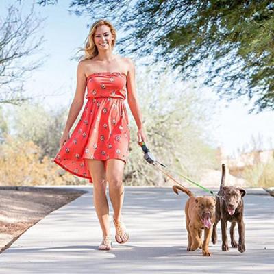 Dubbelkoppel för två hundar - 3 meter