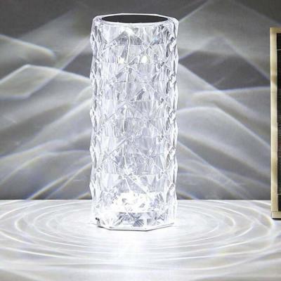 Trådlös Bordslampa LED Kristall - 16 Färger