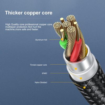 KUULAA USB-C till Lightning PD 30W Nylonkabel - 1m