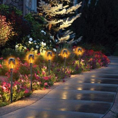 LED Fackla med Solceller för trädgården