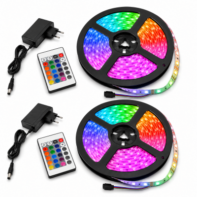 Vattentät LED-Slinga RGB 5 Meter med Fjärrkontroll