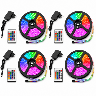 Vattentät LED-Slinga RGB 5 Meter med Fjärrkontroll