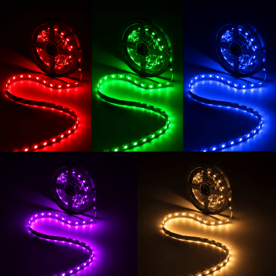 Vattentät LED-Slinga RGB 5 Meter med Fjärrkontroll