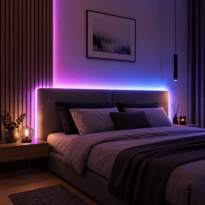 Vattentät LED-Slinga RGB 5 Meter med Fjärrkontroll