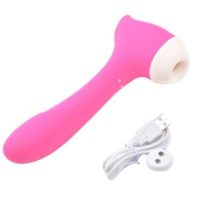 Rosa Lufttrycksvibrator för Klitorisstimulation med Orgasmgaranti