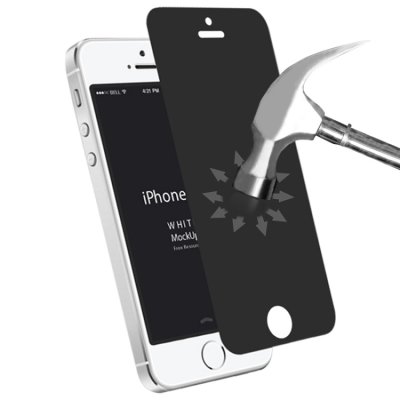 IPhone 5, 5S Privacy skärmskydd i härdat glas