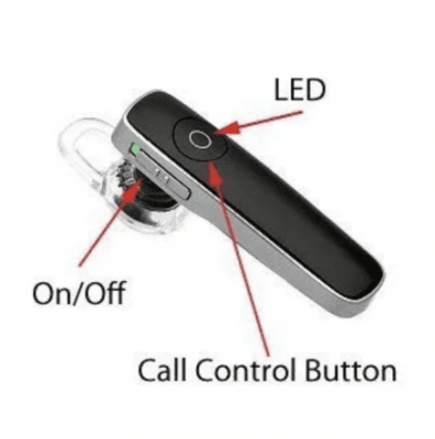 Bluetooth Headset med mikrofon