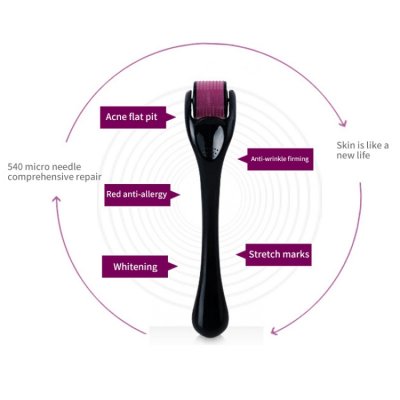 Derma Skinroller för recudera rynkor