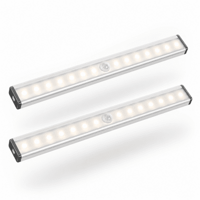 Trådlös LED-lampa med Rörelsesensor 21 cm – Dimbar & Uppladdningsbar