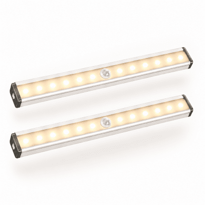Trådlös LED-lampa med Rörelsesensor 21 cm – Dimbar & Uppladdningsbar