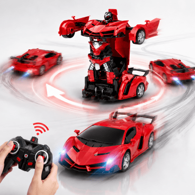 Radiostyrd Transformers Bil 2i1 Robotbil