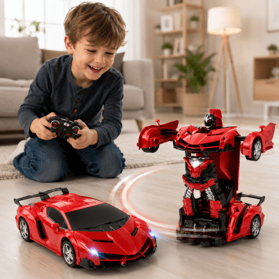 Radiostyrd Transformers Bil 2i1 Robotbil