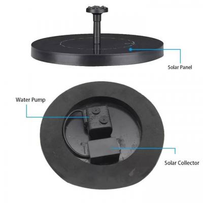 Solcellsfontän för Trädgård